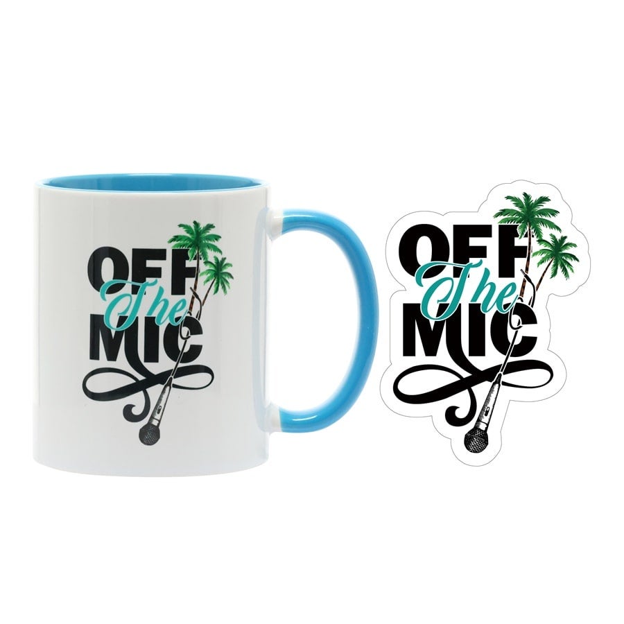 OFF THE MIC 2026 マグカップ＋ステッカーセット/BLUE 詳細画像 BLUE 1