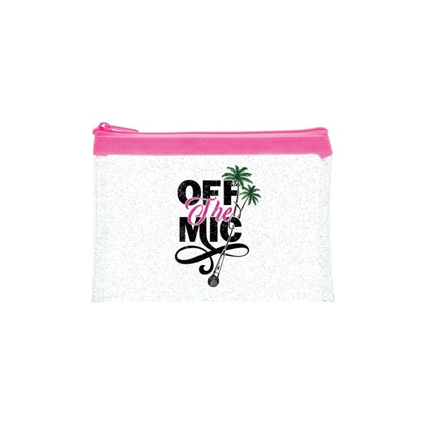 OFF THE MIC 2026 ラメクリアポーチ