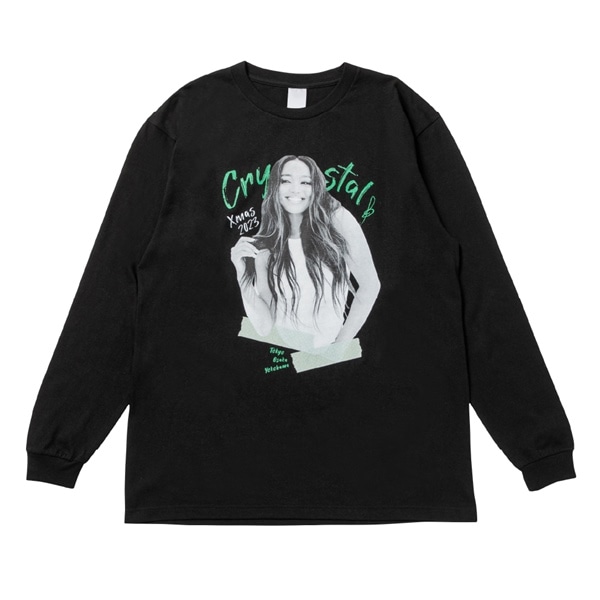 Crystal Xmas 2023 ロングスリーブTシャツ/BLACK