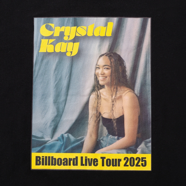 Crystal Kay Billboard Live Tour 2025 フォトロングスリーブTシャツ/BLACK 詳細画像