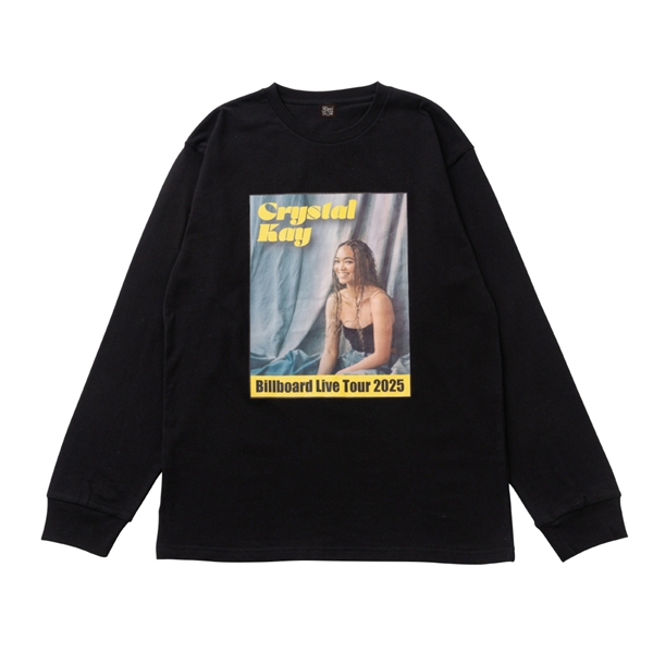 Crystal Kay Billboard Live Tour 2025 フォトロングスリーブTシャツ/BLACK