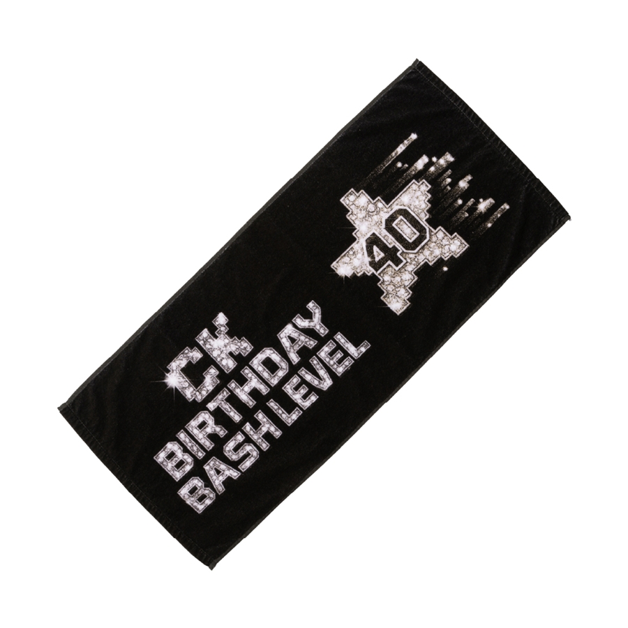 CK BIRTHDAY BASH LEVEL 40 フェイスタオル 詳細画像 BLACK 1