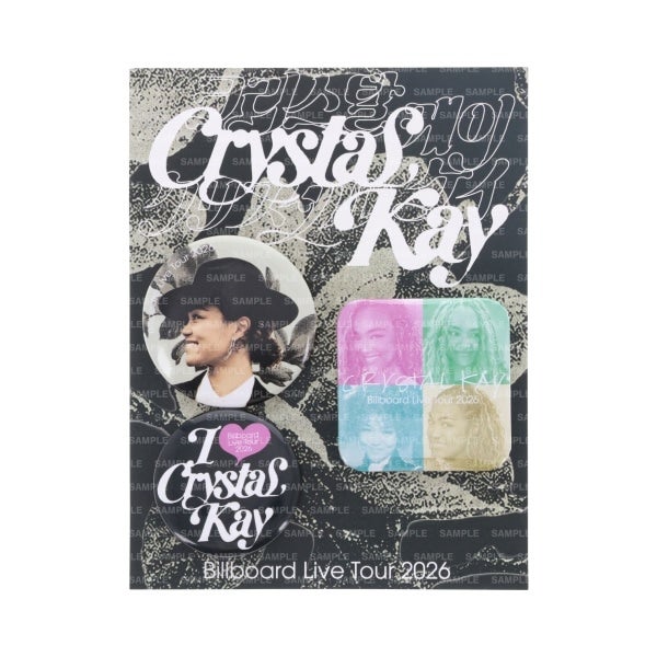 Crystal Kay Billboard Live Tour 2026 缶バッジセット