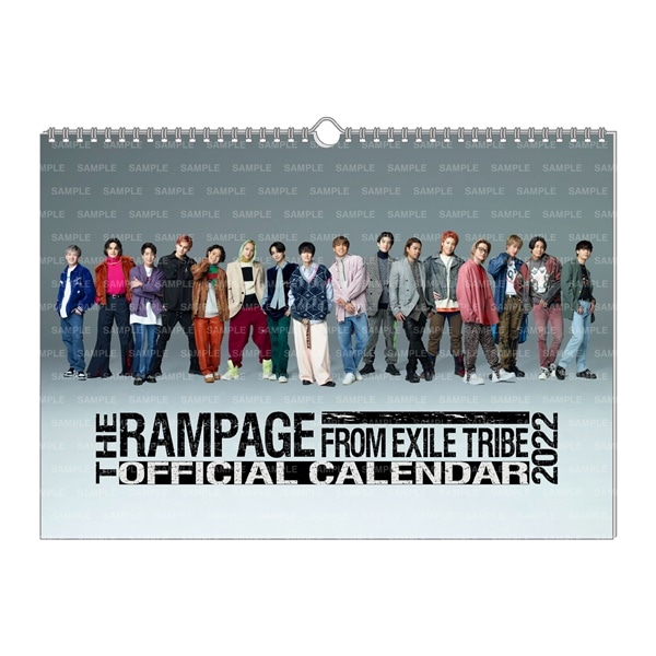 THE RAMPAGE 2022 カレンダー/壁掛け 詳細画像