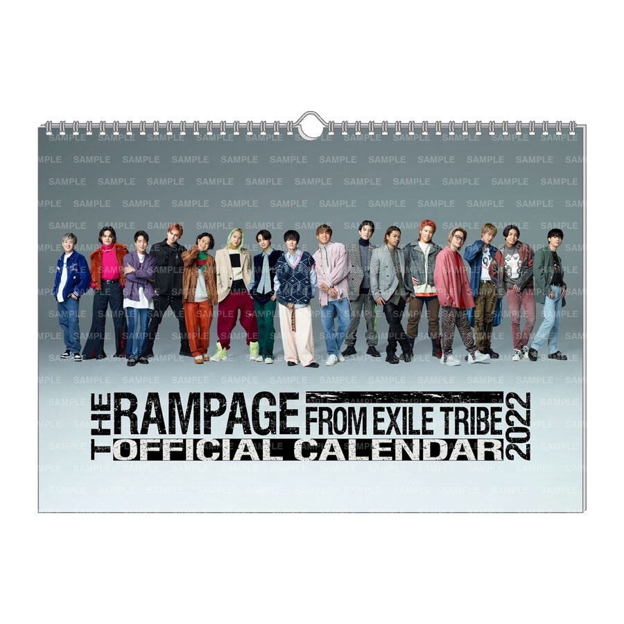 THE RAMPAGE 2022 カレンダー/壁掛け 詳細画像 THE RAMPAGE 1