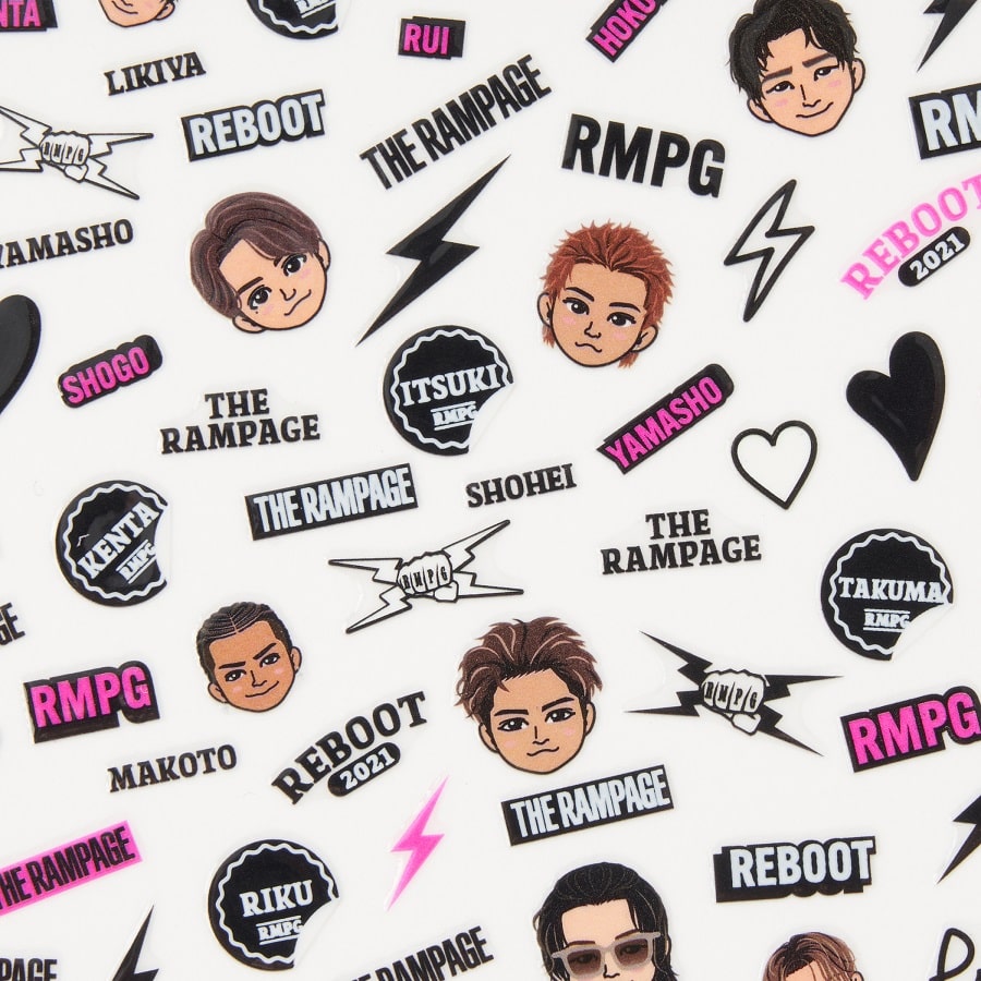 Exile Tribe Station Online Store 鈴木昂秀 Produce ランペのマジ可愛ネイルシール