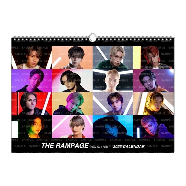 THE RAMPAGE 2023 カレンダー/壁掛け 詳細画像