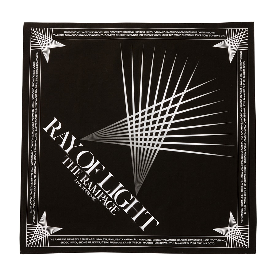 RAY OF LIGHT バンダナ 詳細画像 BLACK 1