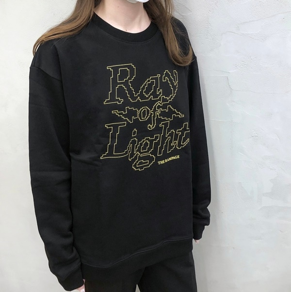 EXILE TRIBE STATION ONLINE STORE｜RAY OF LIGHT スウェット/BLACK