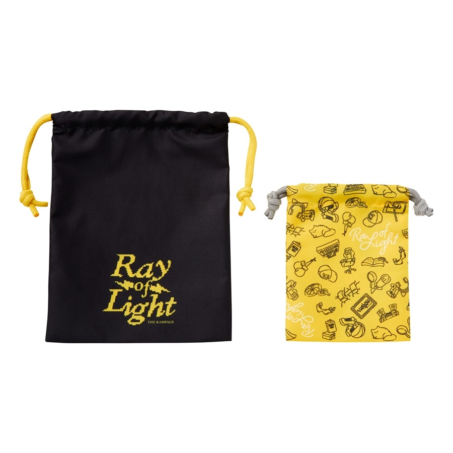 RAY OF LIGHT 巾着セット 詳細画像 BLACK 1