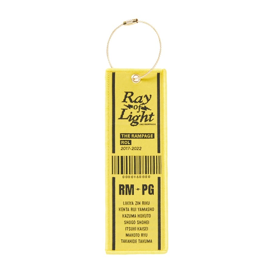 【ETS限定】RAY OF LIGHT ラゲッジタグキーホルダー 詳細画像 YELLOW 1