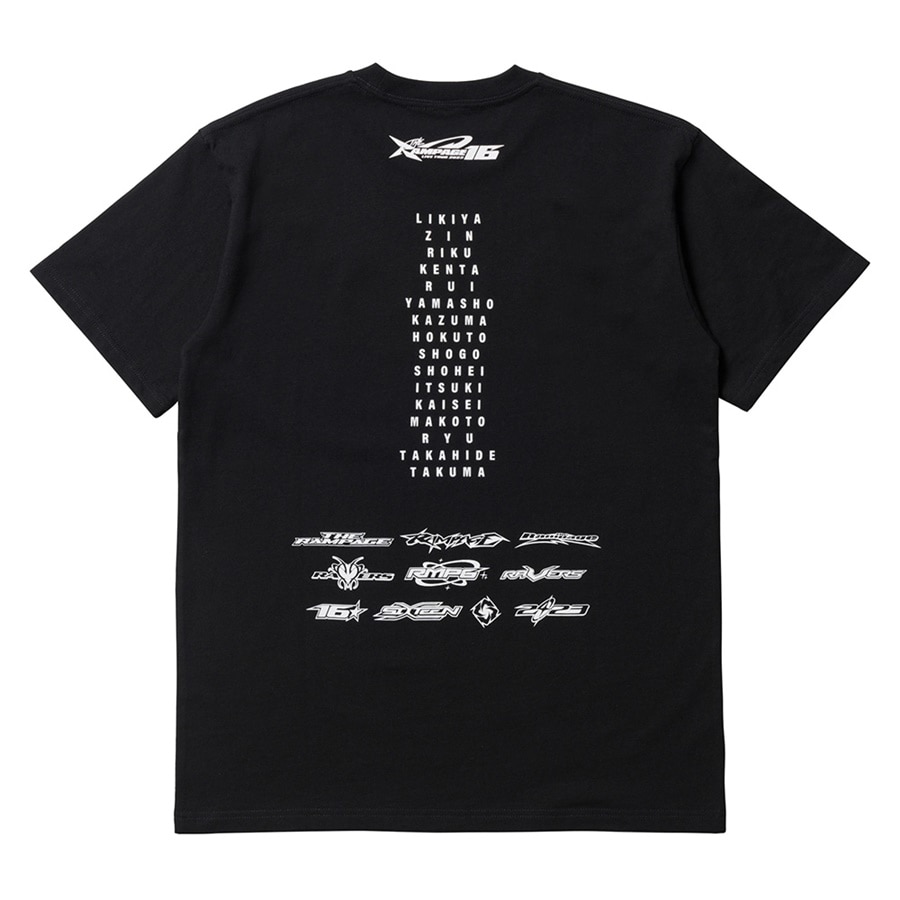 EXILE TRIBE STATION ONLINE STORE｜16 ツアーTシャツ/BLACK