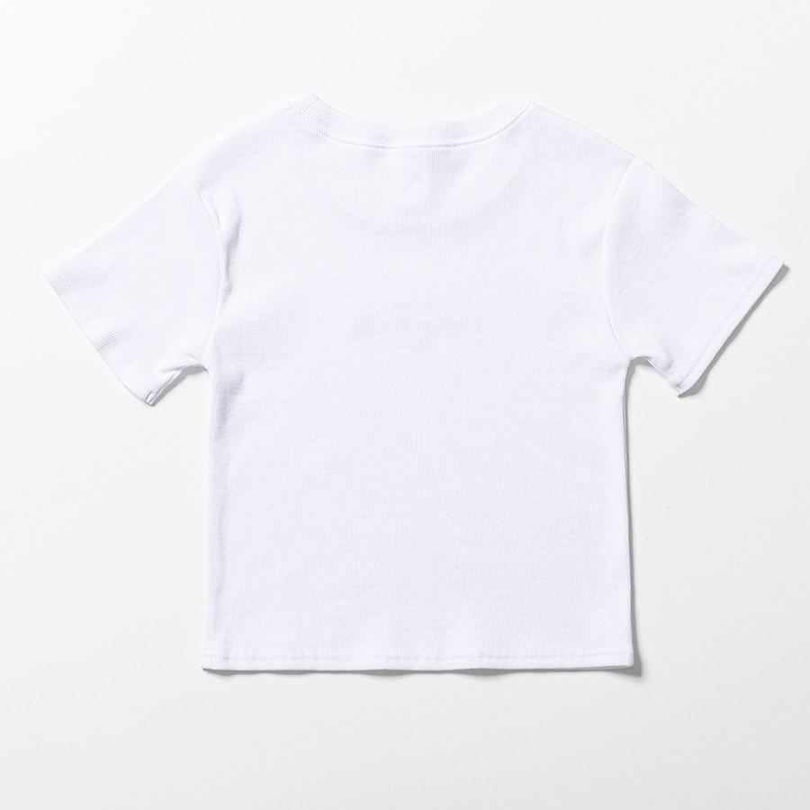 "CyberHelix" RX-16 クロップドTシャツ/WHITE 詳細画像 WHITE 2