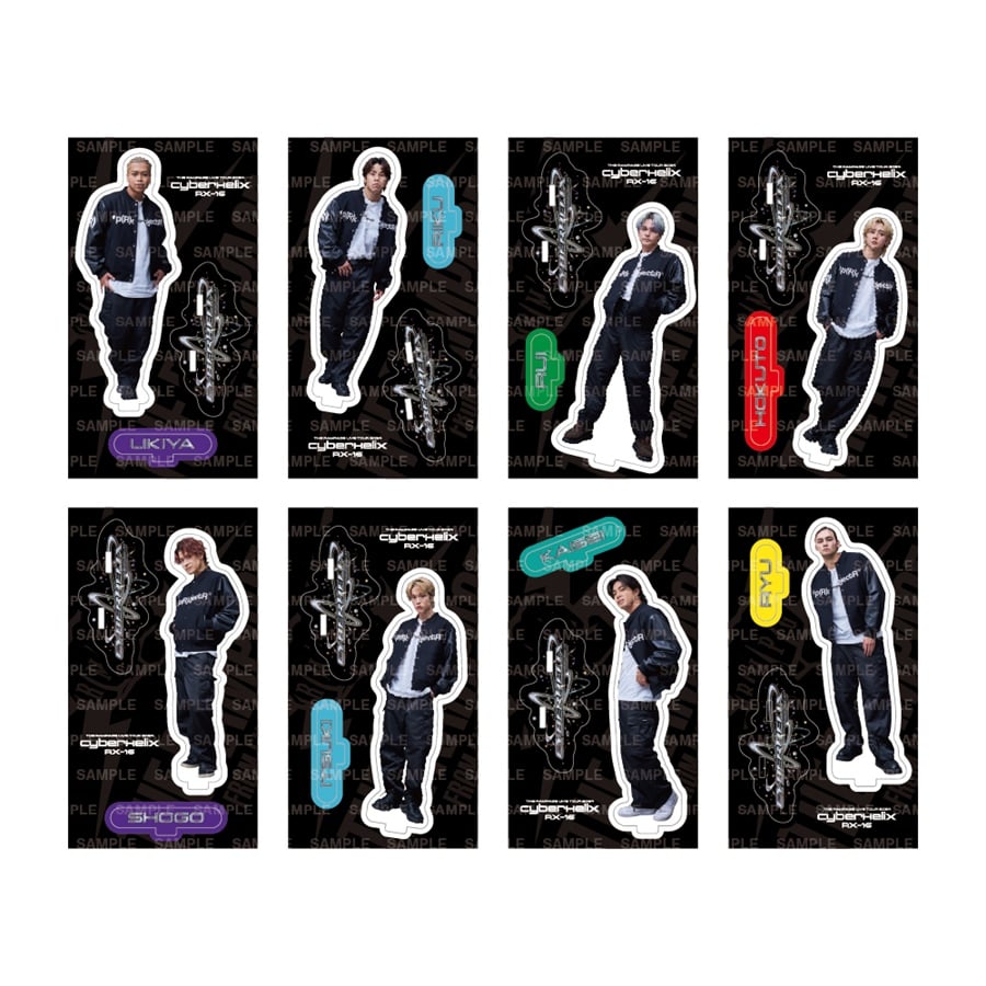 ランペ アクスタ CyberHelix RX-16 8種類セット B