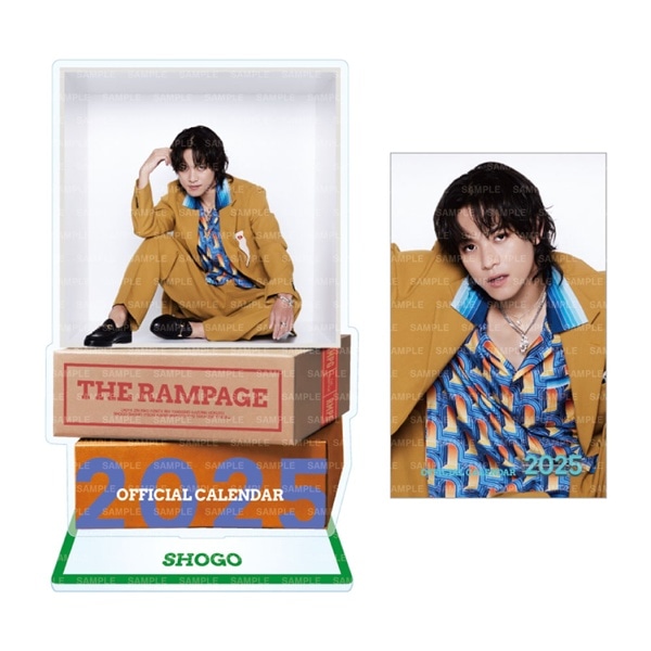 THE RAMPAGE 2025 カレンダー BIGアクリルスタンド&ステッカーセット 詳細画像