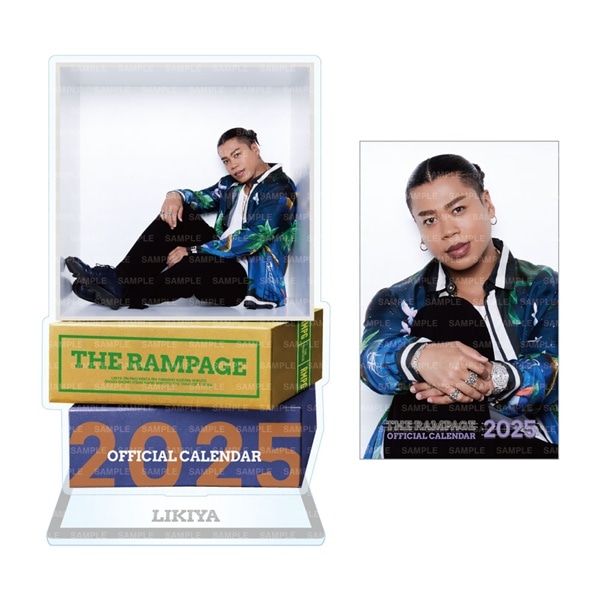 THE RAMPAGE 2025 カレンダー BIGアクリルスタンド&ステッカーセット 詳細画像
