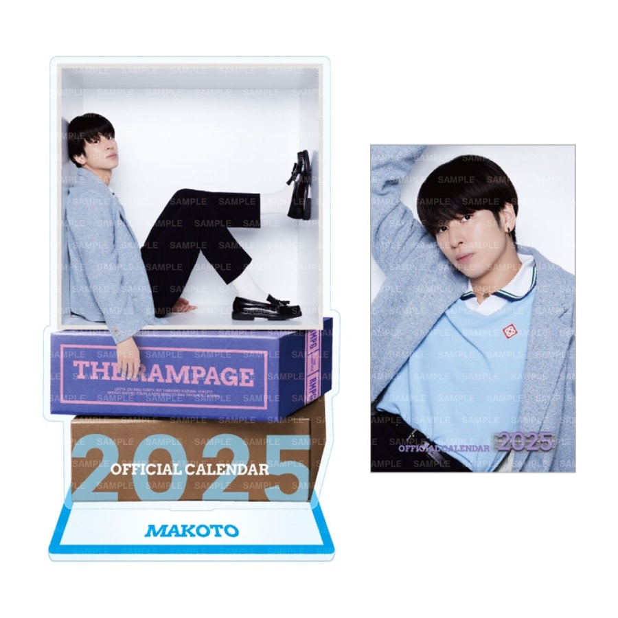 THE RAMPAGE 2025 カレンダー BIGアクリルスタンド&ステッカーセット 詳細画像 長谷川慎 1