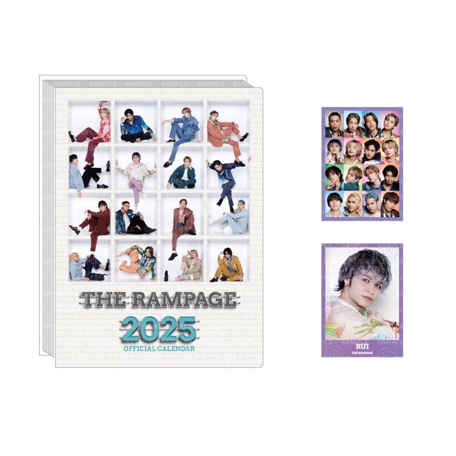 THE RAMPAGE 2025 カレンダー フォトカードホルダー&フォトカード2枚セット 詳細画像 与那嶺瑠唯 1