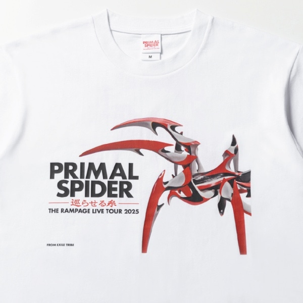 PRIMAL SPIDER ～巡らせる糸～ Tシャツ/WHITE 詳細画像