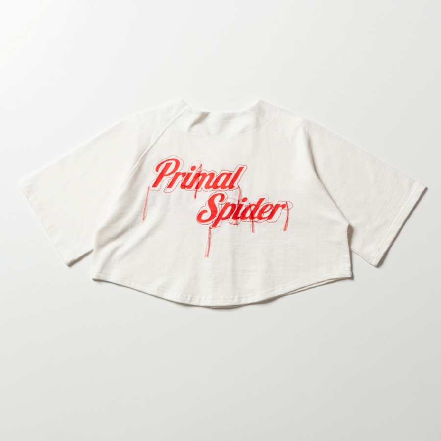 PRIMAL SPIDER ～巡らせる糸～ クロップドベースボールシャツ 詳細画像 カラー共通 1