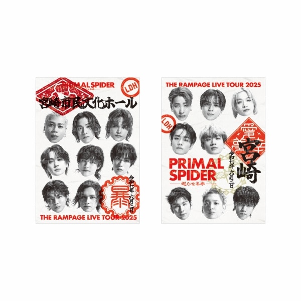 【宮崎限定】PRIMAL SPIDER ～巡らせる糸～ 御楽印2枚セット