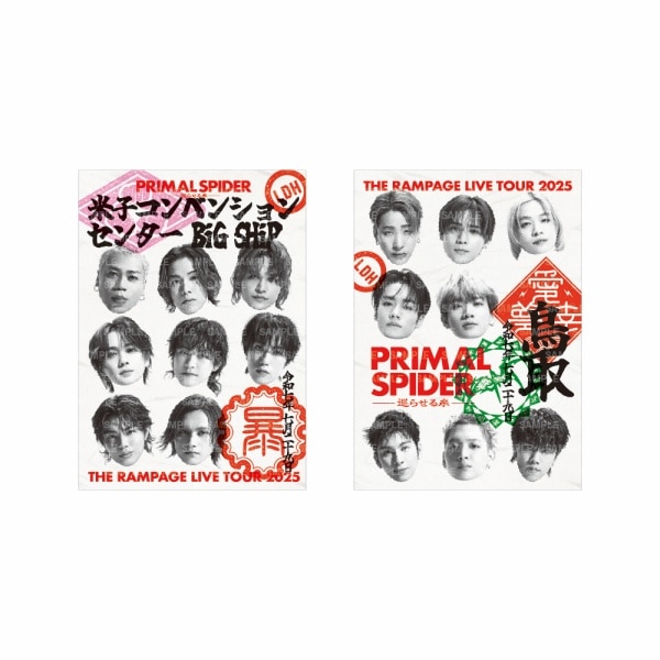 【鳥取限定】PRIMAL SPIDER ～巡らせる糸～ 御楽印2枚セット