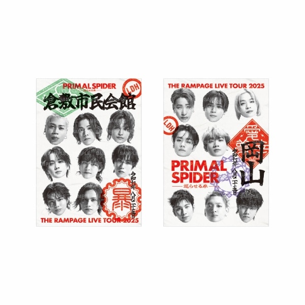 【岡山限定】PRIMAL SPIDER ～巡らせる糸～ 御楽印2枚セット