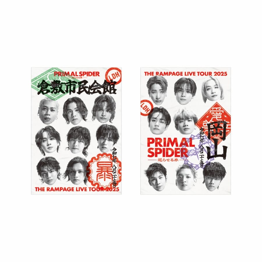 【岡山限定】PRIMAL SPIDER ～巡らせる糸～ 御楽印2枚セット 詳細画像 OTHER 1