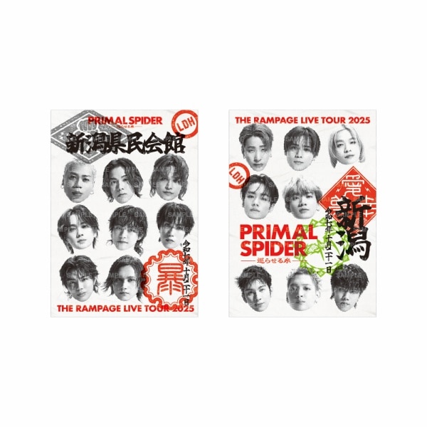 【新潟限定】PRIMAL SPIDER ～巡らせる糸～ 御楽印2枚セット