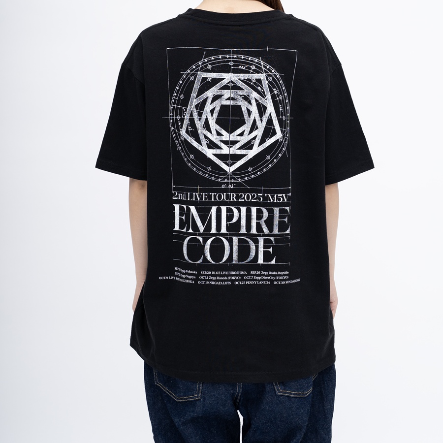M5V ～EMPIRE CODE～ ツアーTシャツ/BLACK 詳細画像 カラー共通 5
