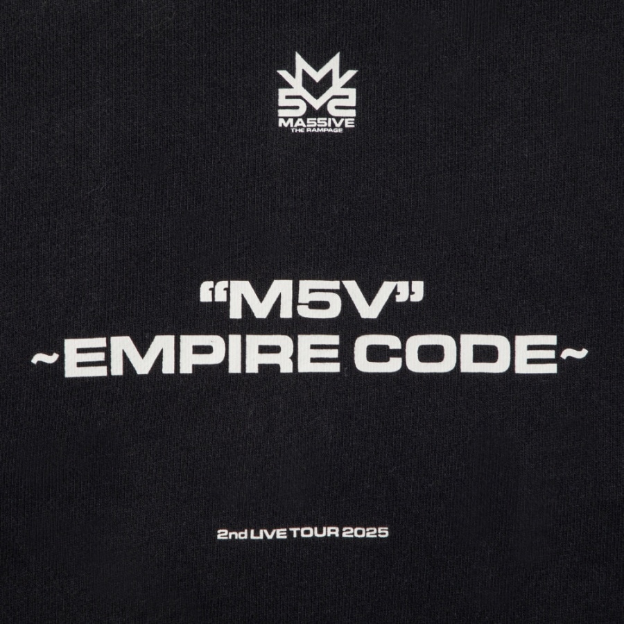 M5V ～EMPIRE CODE～ クロップドWジップフーディー/BLACK 詳細画像 カラー共通 3