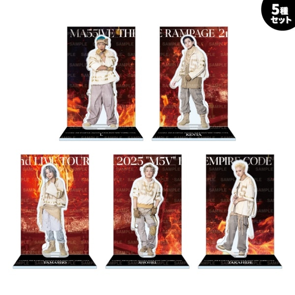M5V ～EMPIRE CODE～ アクリルスタンド5種セット