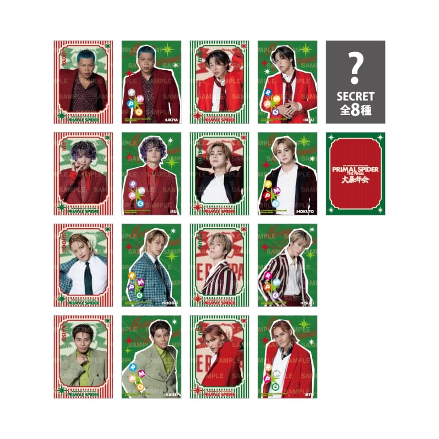 PRIMAL SPIDER THE FINAL ～大暴年会～ フォトカードA/全16種+シークレット8種 詳細画像 OTHER 1