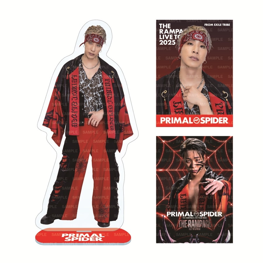 PRIMAL SPIDER BIGアクリルスタンド＆フォトカード2枚セット/陣 詳細画像 陣 1