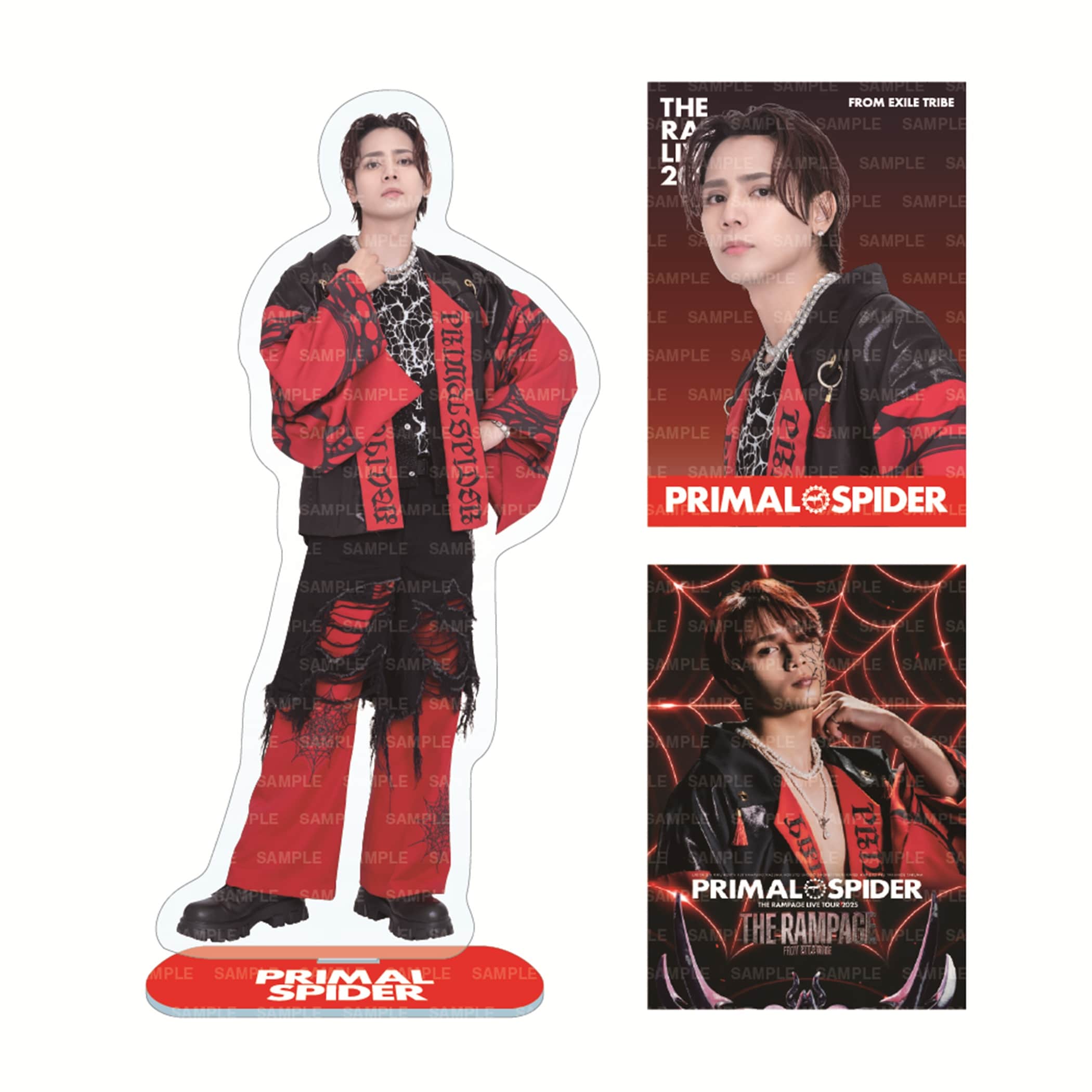 神谷健太 アクスタ 缶バッジ アクキー ポスカ セット EXILE TRIBE STATION ONLINE STORE｜PRIMAL SPIDER BIGアクリル