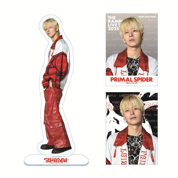 PRIMAL SPIDER ～巡らせる糸～ BIGアクリルスタンド＆フォトカード2枚セット/長谷川慎