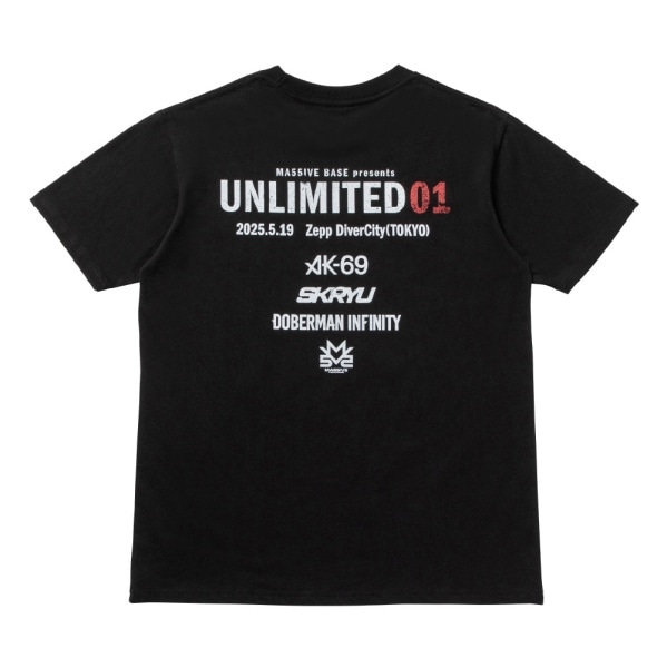 UNLIMITED 01 Tシャツ/BLACK 詳細画像