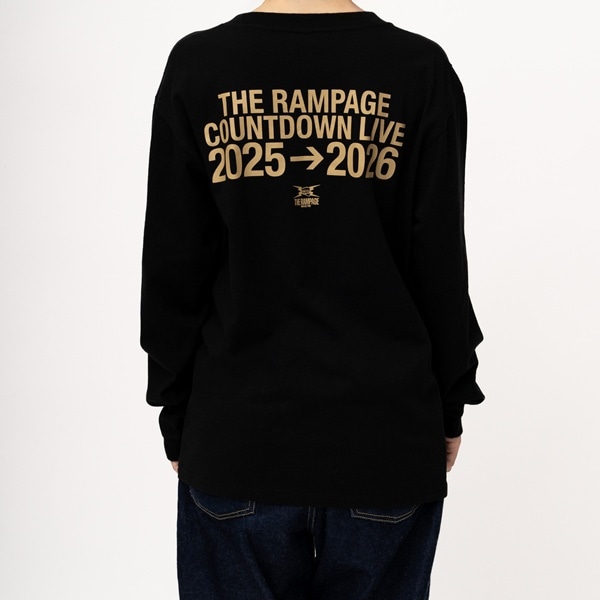 COUNTDOWN 2025→2026 ロングスリーブTシャツ/BLACK 詳細画像