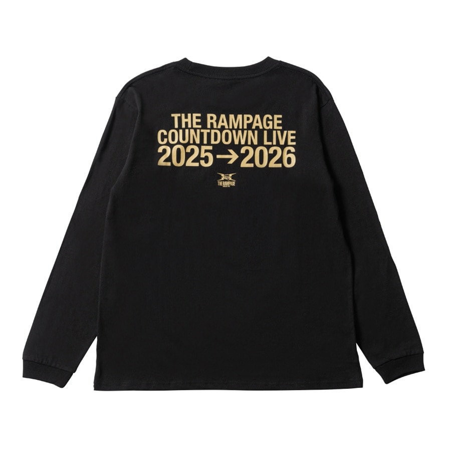 COUNTDOWN 2025→2026 ロングスリーブTシャツ/BLACK 詳細画像 カラー共通 1