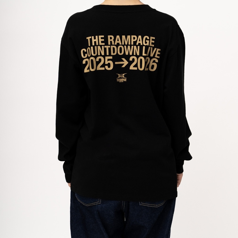 COUNTDOWN 2025→2026 ロングスリーブTシャツ/BLACK 詳細画像 カラー共通 5