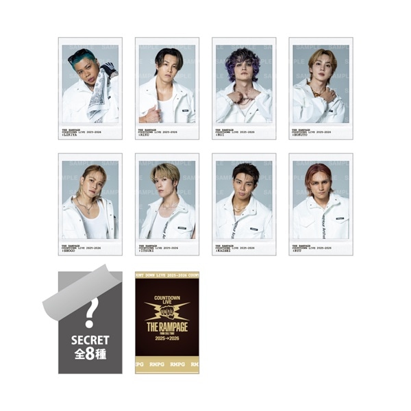 COUNTDOWN 2025→2026 ステッカーカードA/全8種＋シークレット8 種