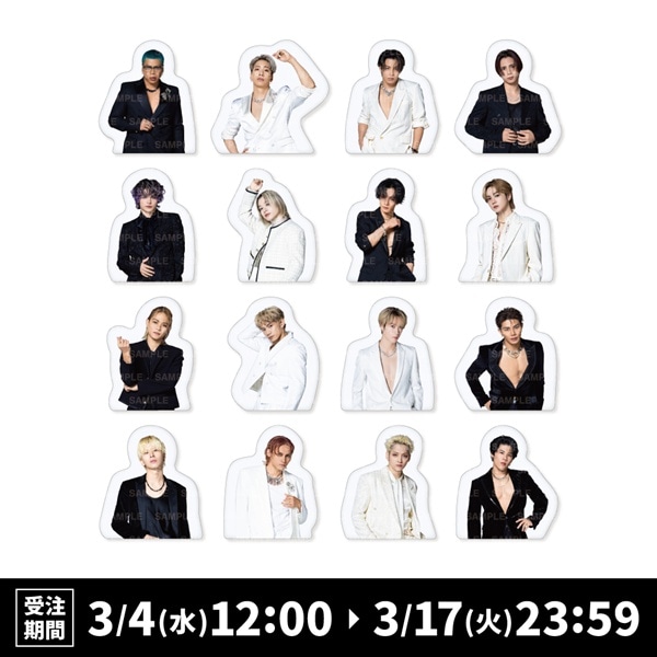 THE RAMPAGE 2026 カレンダー ダイカットクッション