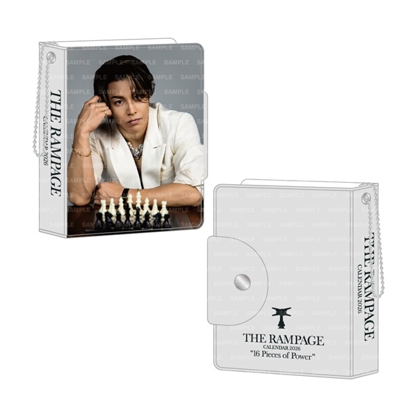 THE RAMPAGE 2026 カレンダー ミニフォトカードホルダー&フォトカードセット 詳細画像