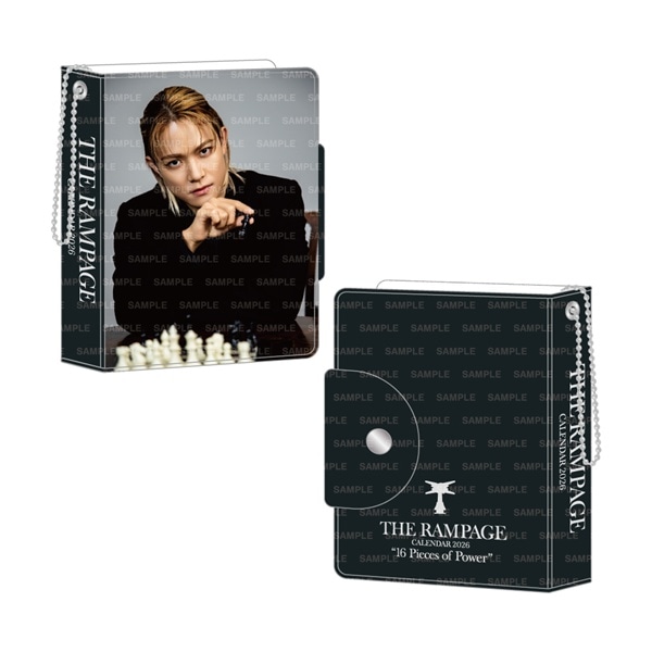THE RAMPAGE 2026 カレンダー ミニフォトカードホルダー&フォトカードセット 詳細画像