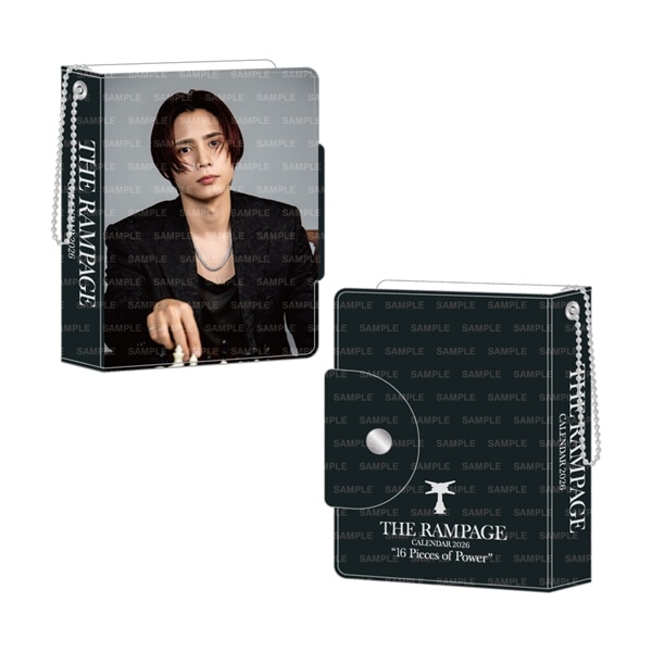 THE RAMPAGE 2026 カレンダー ミニフォトカードホルダー&フォトカードセット 詳細画像