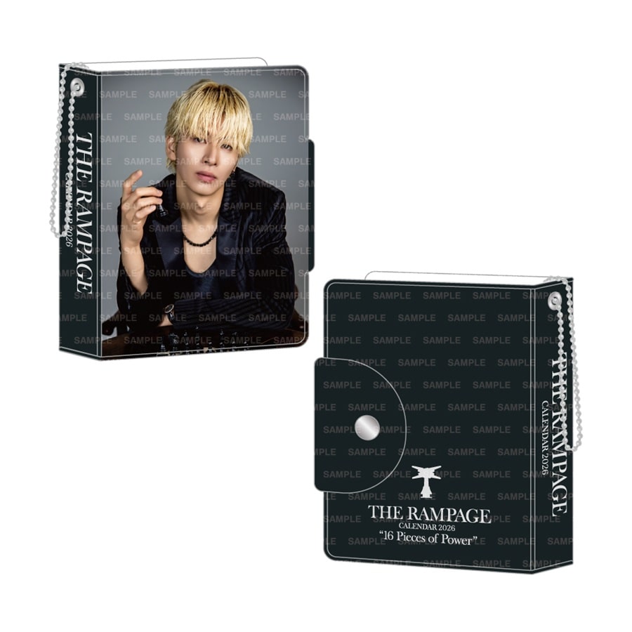 THE RAMPAGE 2026 カレンダー ミニフォトカードホルダー&フォトカードセット 詳細画像 長谷川慎 1