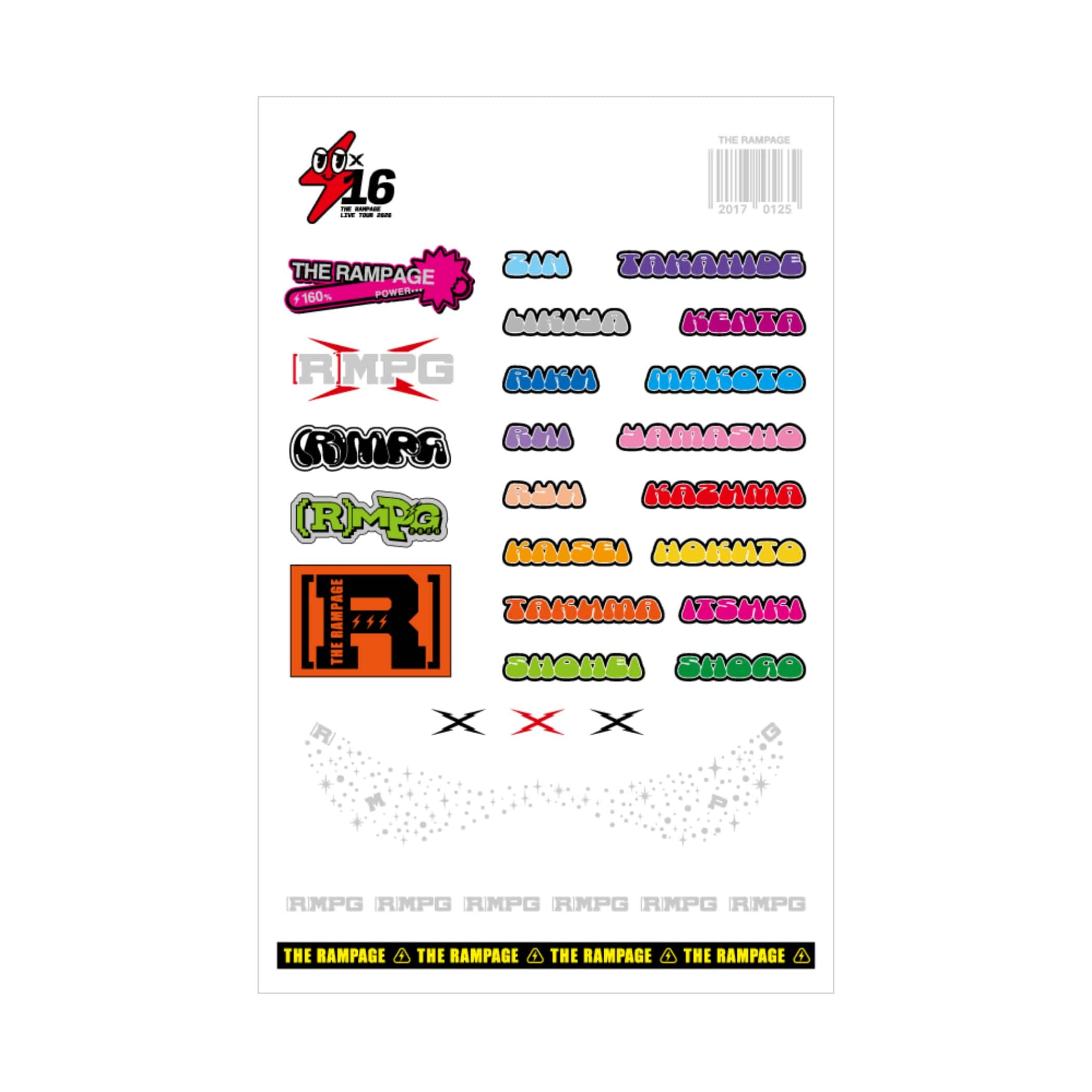 EXILE TRIBE STATION ONLINE STORE｜(R)MPG タトゥーシール