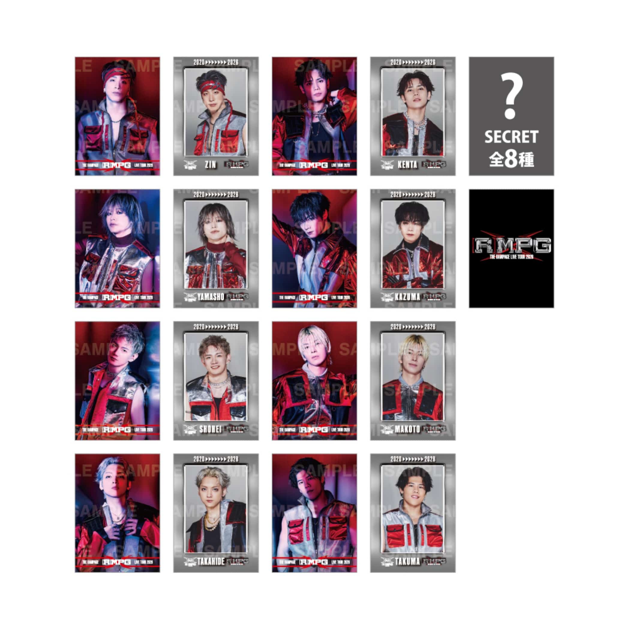 EXILE TRIBE STATION ONLINE STORE｜(R)MPG フォトカードB/全16種+