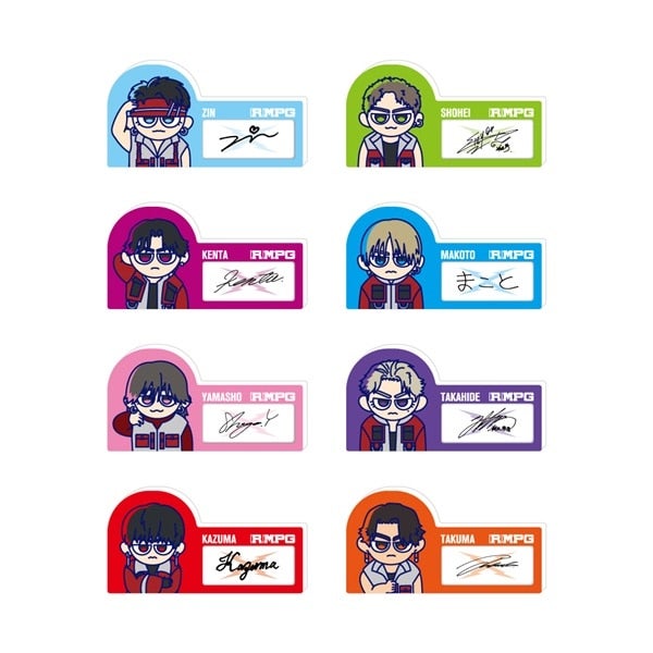 (R)MPG ネームバッジB/全8種