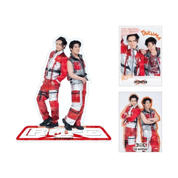 (R)MPG Special Thanks BIGペアアクリルスタンド＆フォトカード2枚セット/龍&後藤拓磨